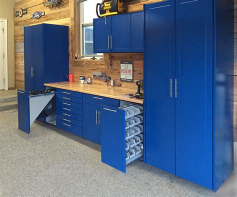 tightly sealed garage cabinets